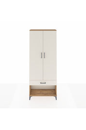Arges Dolap 2 Raflı Tek Çekmeceli Tek Askılı 88x30x221 Çam-Aytaşı