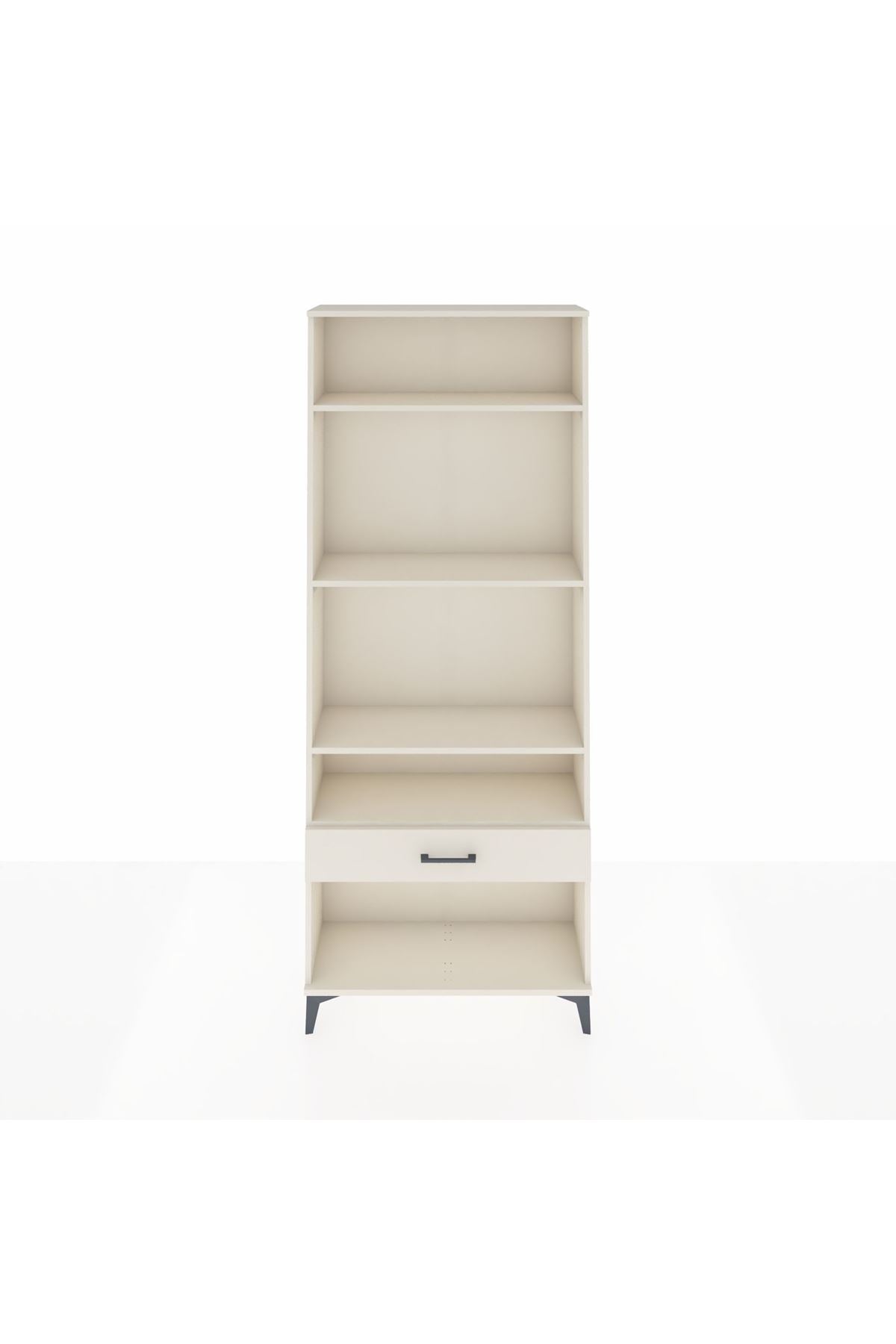 Arges Dolap 4 Raflı Tek Çekmeceli 88x30x221 Aytaşı-Aytaşı