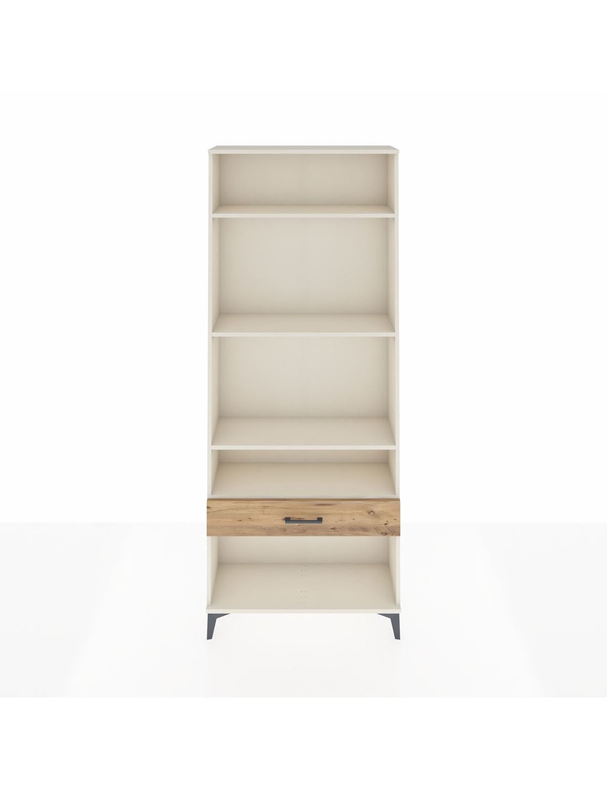 Arges Dolap 4 Raflı Tek Çekmeceli 88x30x221 Aytaşı-Çam