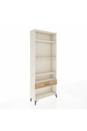 Arges Dolap 4 Raflı Tek Çekmeceli 88x30x221 Aytaşı-Çam