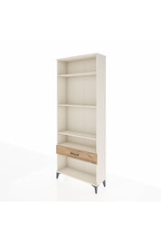 Arges Dolap 4 Raflı Tek Çekmeceli 88x30x221 Aytaşı-Çam