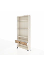 Arges Dolap 4 Raflı Tek Çekmeceli 88x30x221 Aytaşı-Çam