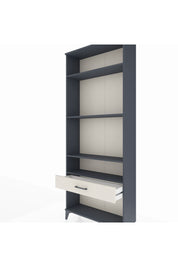 Arges Dolap 4 Raflı Tek Çekmeceli 88x30x221 Antrasit-Aytaşı