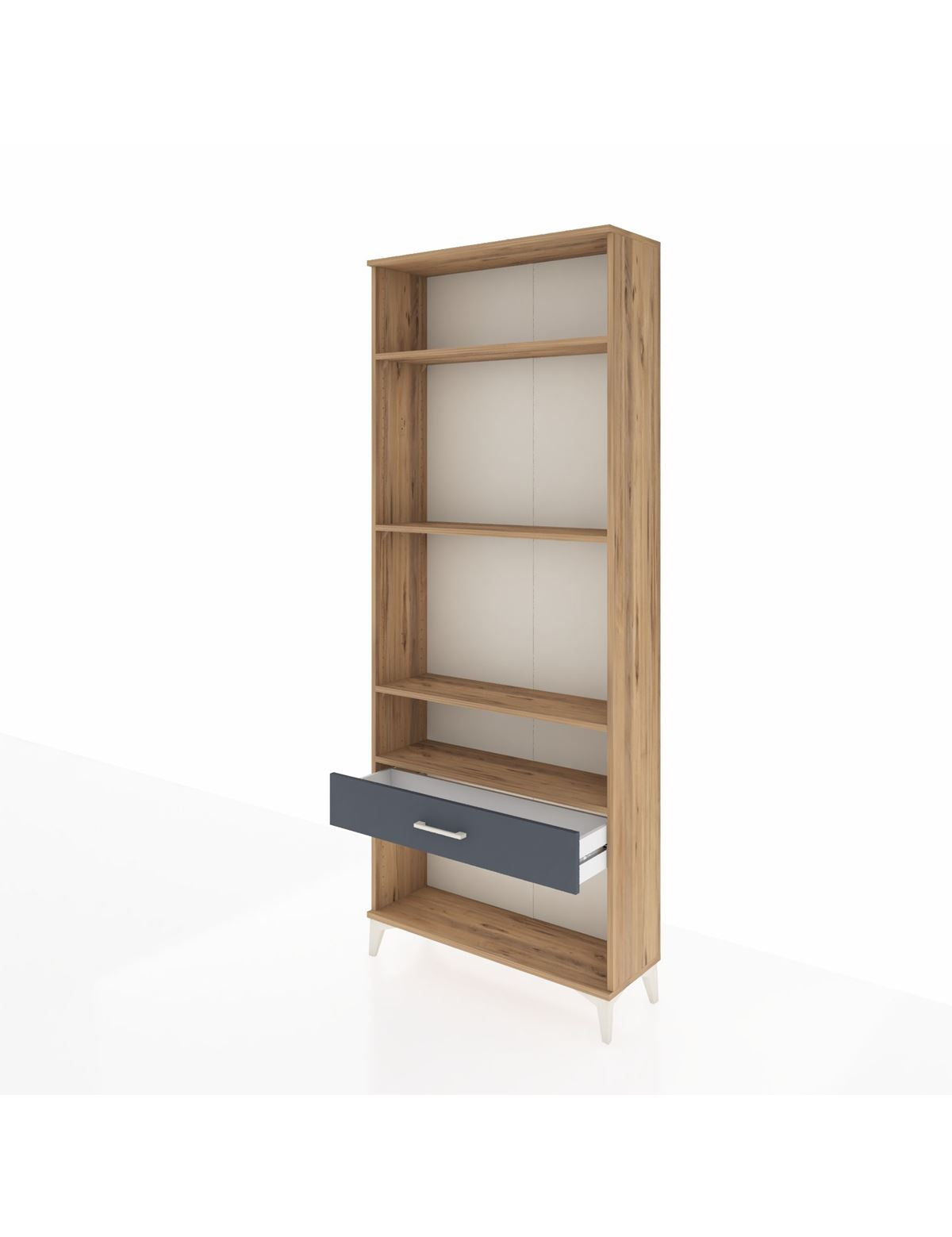 Arges Dolap 4 Raflı Tek Çekmeceli 88x30x221 - S30M036V8A