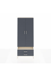 Arges Dolap 3 Raflı 2 Çekmeceli Tek Askılı 88x30x221 Aytaşı-Antrasit