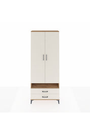 Arges Dolap 3 Raflı 2 Çekmeceli Tek Askılı 88x30x221 Çam-Aytaşı