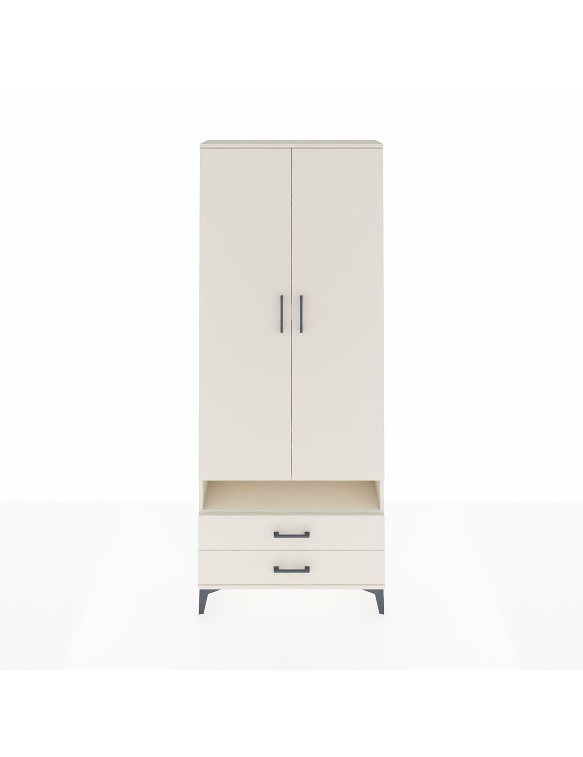 Arges Dolap 5 Raflı 2 Çekmeceli 2 Kapaklı 88x30x221 Aytaşı-Aytaşı