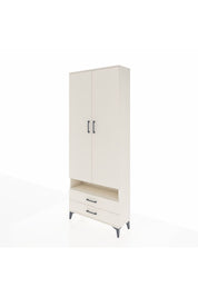 Arges Dolap 5 Raflı 2 Çekmeceli 2 Kapaklı 88x30x221 Aytaşı-Aytaşı