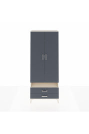 Arges Dolap 5 Raflı 2 Çekmeceli 2 Kapaklı 88x30x221 Aytaşı-Antrasit