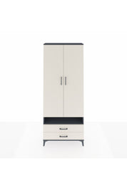 Arges Dolap 5 Raflı 2 Çekmeceli 2 Kapaklı 88x30x221 Antrasit-Aytaşı