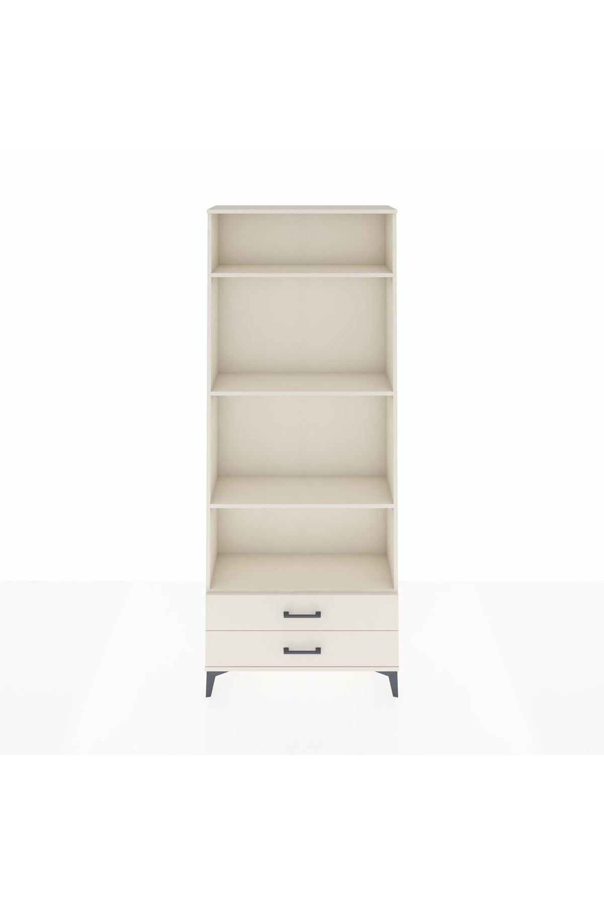 Arges Dolap 4 Raflı 2 Çekmeceli 88x30x221 Aytaşı-Aytaşı