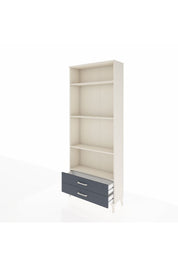 Arges Dolap 4 Raflı 2 Çekmeceli 88x30x221 Aytaşı-Antrasit