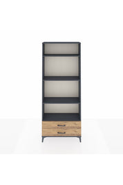 Arges Dolap 4 Raflı 2 Çekmeceli 88x30x221 Antrasit-Çam