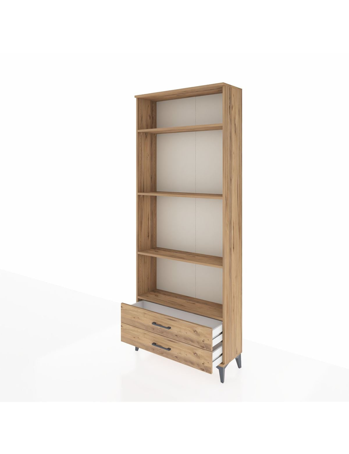 Arges Dolap 4 Raflı 2 Çekmeceli 88x30x221 - S30M039V9A