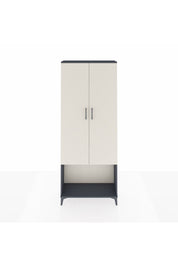 Arges Dolap 4 Raflı 2 Kapaklı 88x30x221 Antrasit-Aytaşı