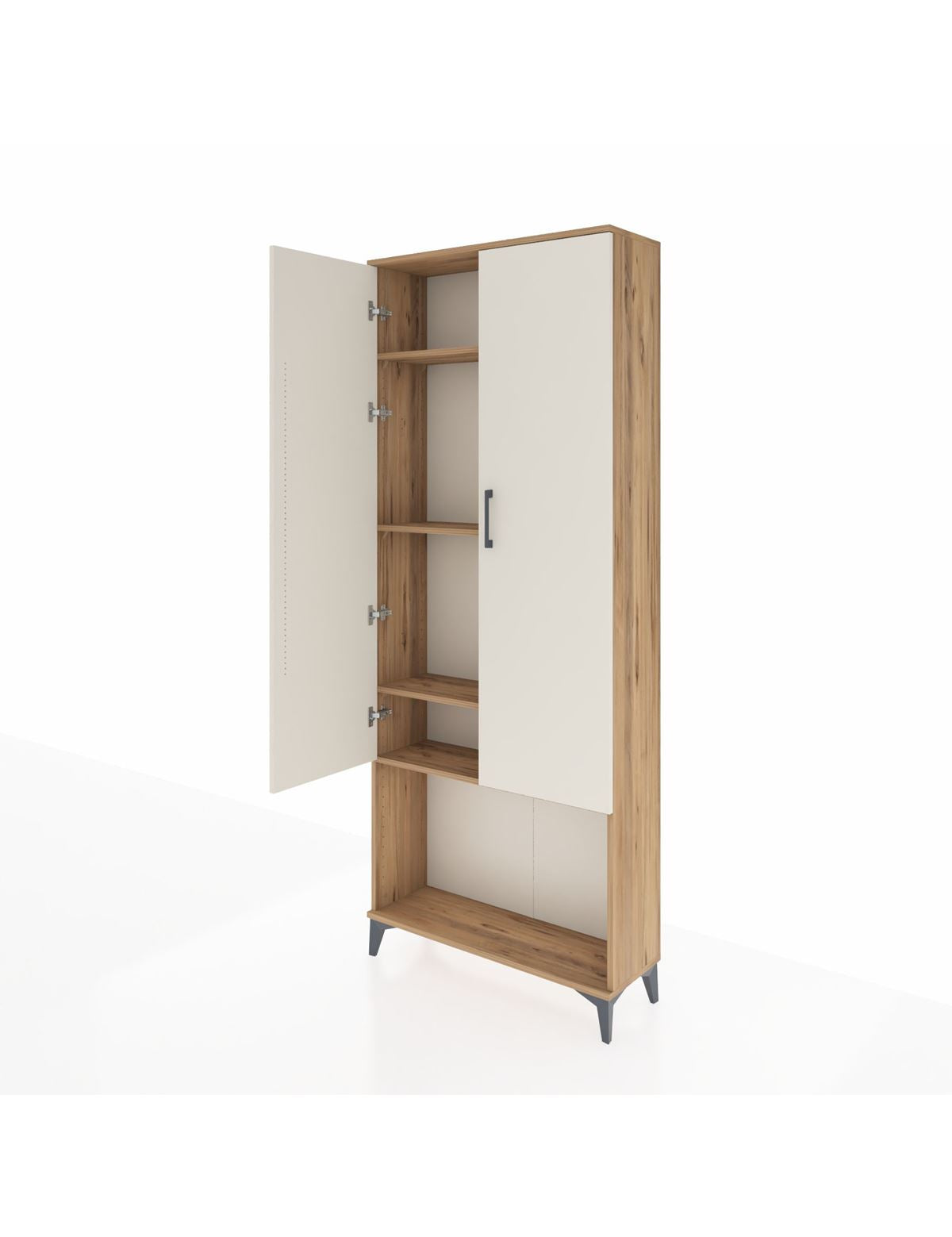 Arges Dolap 4 Raflı 2 Kapaklı 88x30x221 - S30M041V7A