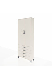Arges Dolap 2 Raflı 4 Çekmeceli Tek Askılı 88x30x221 Aytaşı-Aytaşı