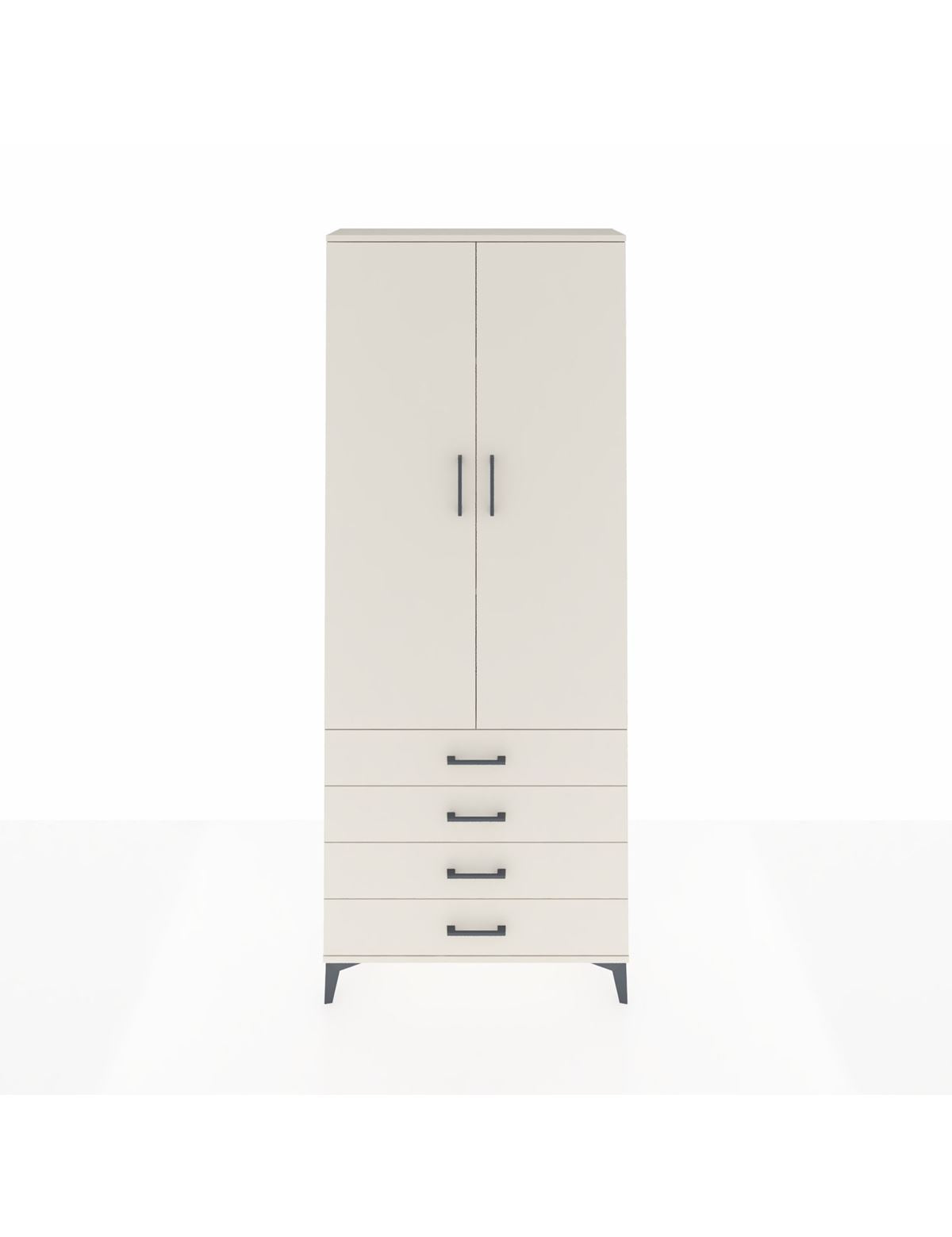 Arges Dolap 3 Raflı 4 Çekmeceli 2 Kapaklı 88x30x221 Aytaşı-Aytaşı