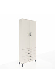 Arges Dolap 3 Raflı 4 Çekmeceli 2 Kapaklı 88x30x221 Aytaşı-Aytaşı