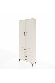 Arges Dolap 3 Raflı 4 Çekmeceli 2 Kapaklı 88x30x221 Aytaşı-Aytaşı
