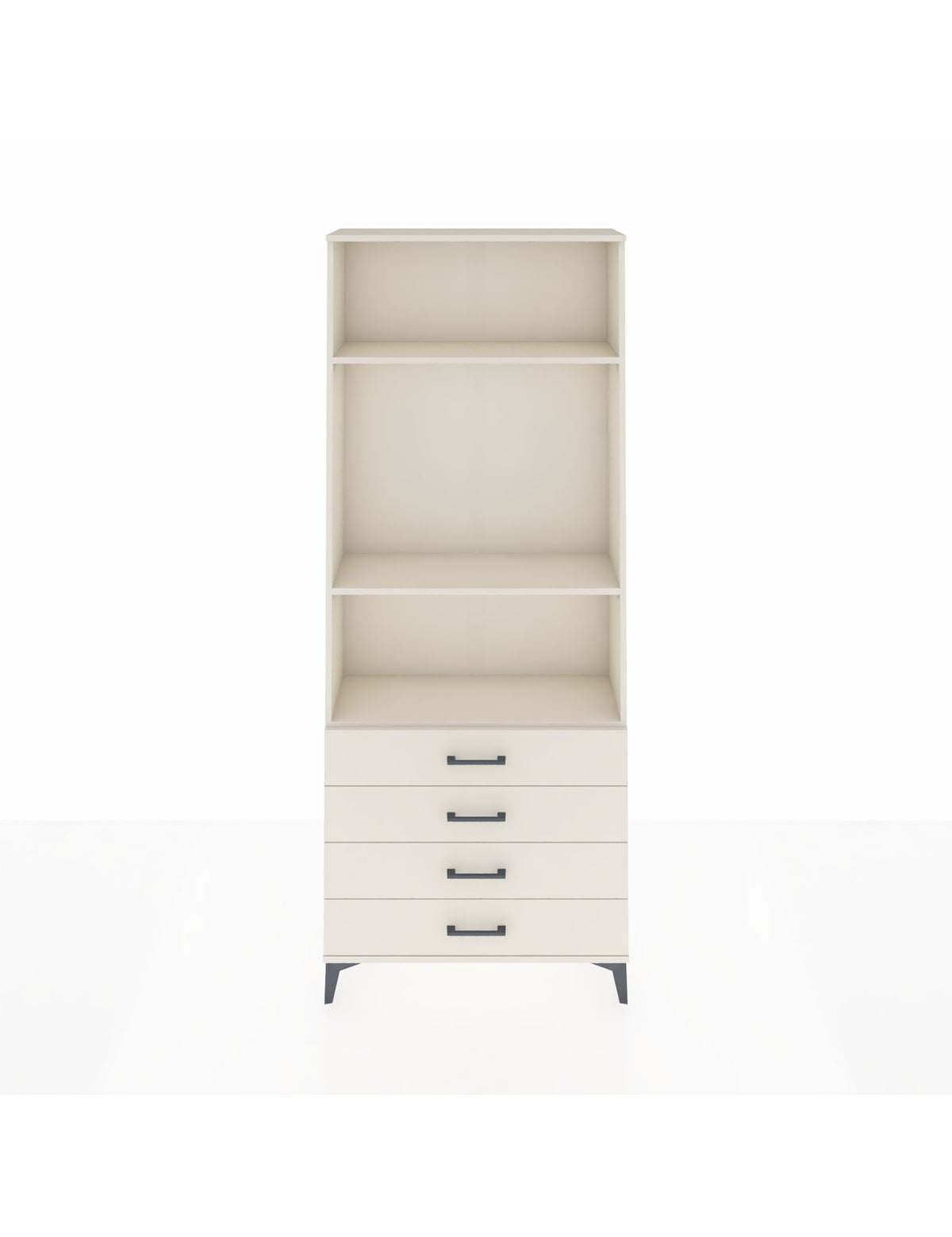 Arges Dolap 3 Raflı 4 Çekmeceli 88x30x221 Aytaşı-Aytaşı