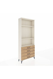 Arges Dolap 3 Raflı 4 Çekmeceli 88x30x221 Aytaşı-Çam