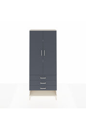 Arges Dolap 3 Raflı 3 Çekmeceli 2 Kapaklı 88x30x221 Aytaşı-Antrasit