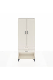 Arges Dolap 2 Raflı 2 Çekmeceli Tek Askılı 88x30x221 Aytaşı-Aytaşı