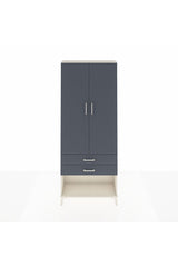 Arges Dolap 2 Raflı 2 Çekmeceli Tek Askılı 88x30x221