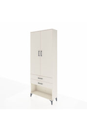 Arges Dolap 3 Raflı 2 Çekmeceli 2 Kapaklı 88x30x221 Aytaşı-Aytaşı