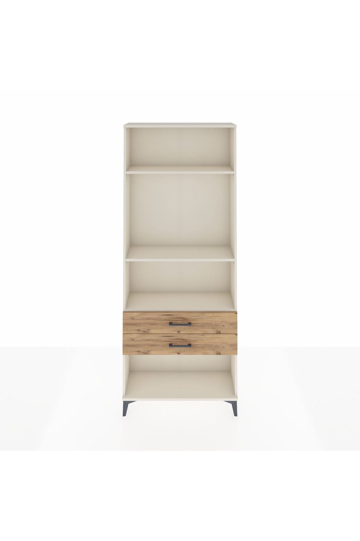 Arges Dolap 3 Raflı 2 Çekmeceli 88x30x221 Aytaşı-Çam