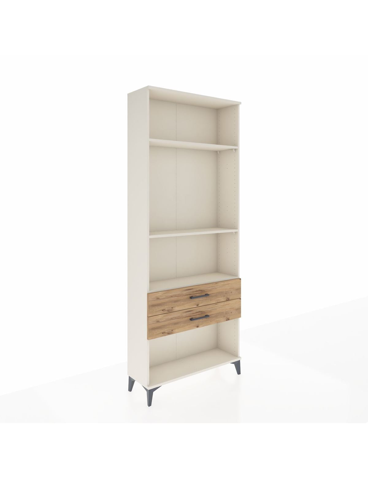 Arges Dolap 3 Raflı 2 Çekmeceli 88x30x221 Aytaşı-Çam