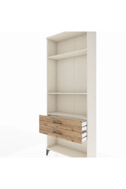 Arges Dolap 3 Raflı 2 Çekmeceli 88x30x221 Aytaşı-Çam