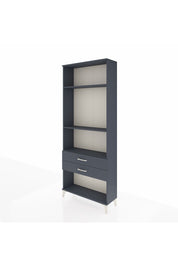 Arges Dolap 3 Raflı 2 Çekmeceli 88x30x221 Antrasit-Antrasit