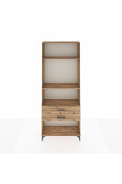 Arges Dolap 3 Raflı 2 Çekmeceli 88x30x221 Çam-Çam