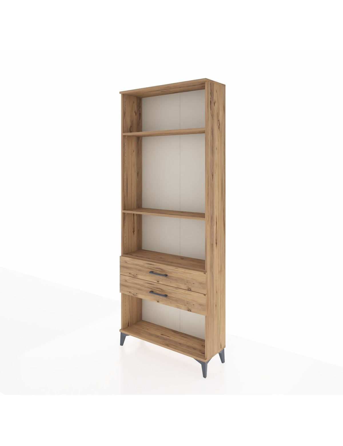 Arges Dolap 3 Raflı 2 Çekmeceli 88x30x221 - S30M051V9A