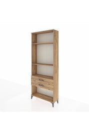 Arges Dolap 3 Raflı 2 Çekmeceli 88x30x221 Çam-Çam