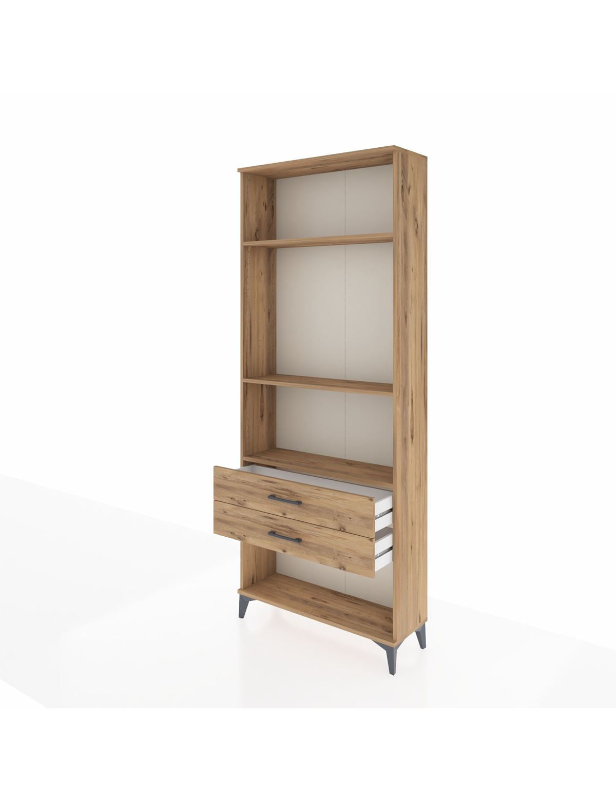 Arges Dolap 3 Raflı 2 Çekmeceli 88x30x221 - S30M051V9A
