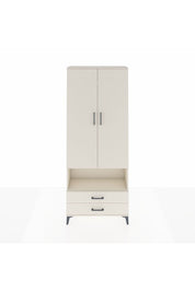 Arges Dolap 3 Raflı 2 Çekmeceli Tek Askılı 88x30x221 Aytaşı-Aytaşı