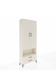 Arges Dolap 3 Raflı 2 Çekmeceli Tek Askılı 88x30x221 Aytaşı-Aytaşı