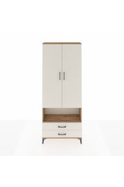 Arges Dolap 3 Raflı 2 Çekmeceli Tek Askılı 88x30x221 Çam-Aytaşı