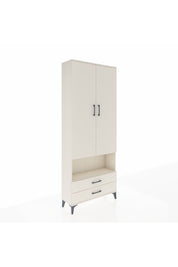 Arges Dolap 4 Raflı 2 Çekmeceli 2 Kapaklı 88x30x221 Aytaşı-Aytaşı