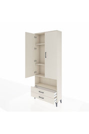 Arges Dolap 4 Raflı 2 Çekmeceli 2 Kapaklı 88x30x221 Aytaşı-Aytaşı