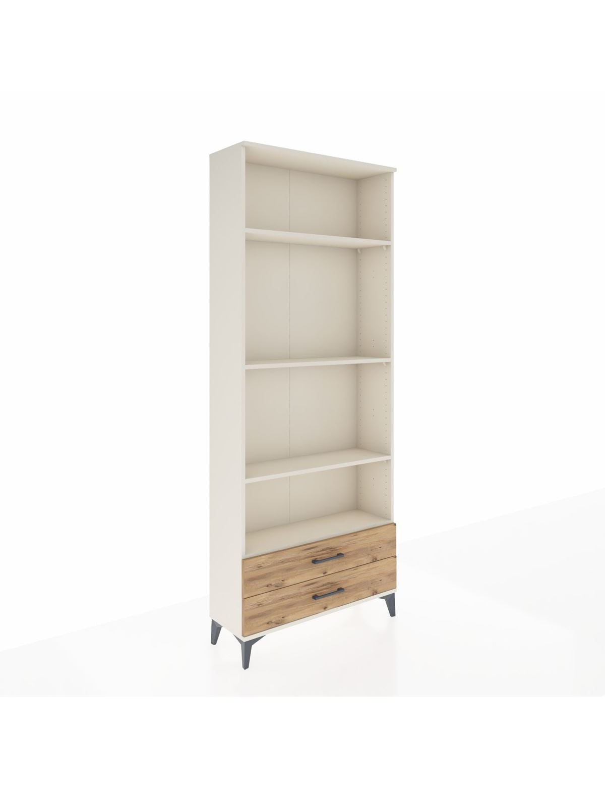 Arges Dolap 4 Raflı 2 Çekmeceli 88x30x221 Aytaşı-Çam