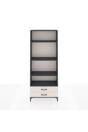 Arges Dolap 4 Raflı 2 Çekmeceli 88x30x221 Antrasit-Aytaşı