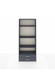 Arges Dolap 4 Raflı 2 Çekmeceli 88x30x221 Antrasit-Antrasit