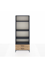 Arges Dolap 4 Raflı 2 Çekmeceli 88x30x221 Antrasit-Çam