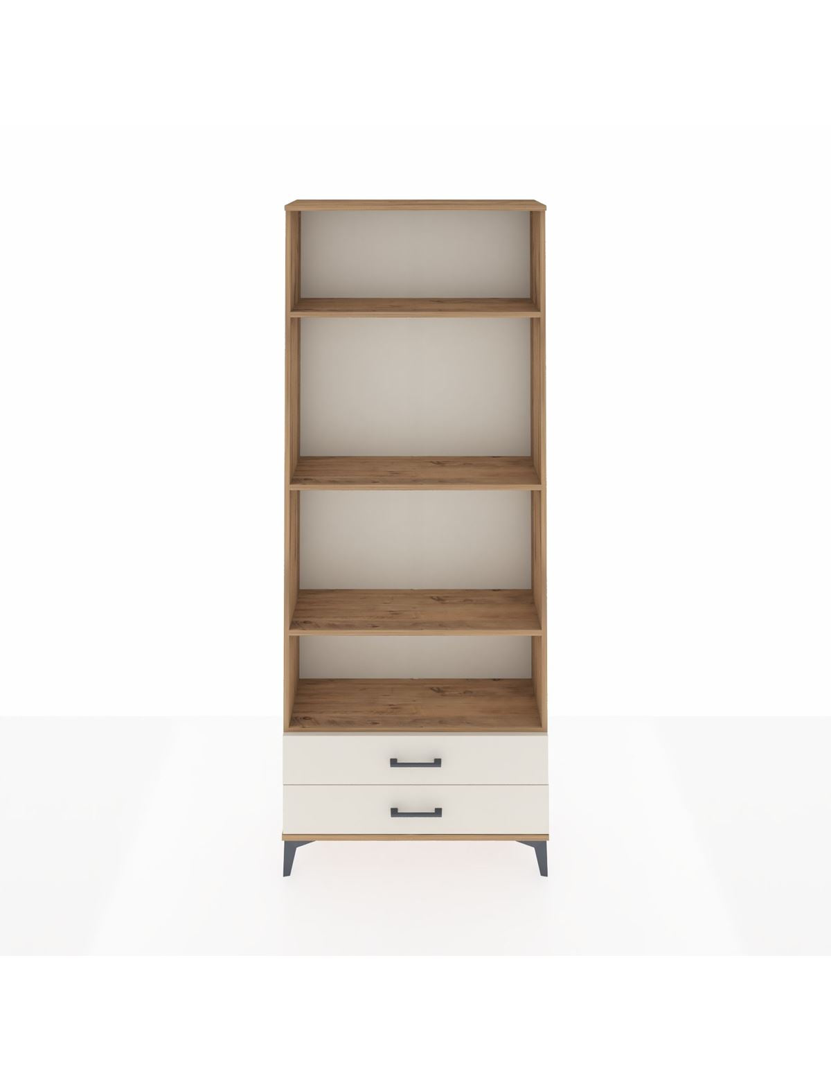 Arges Dolap 4 Raflı 2 Çekmeceli 88x30x221 Çam-Aytaşı