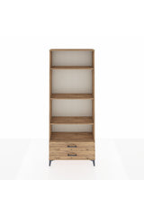 Arges Dolap 4 Raflı 2 Çekmeceli 88x30x221