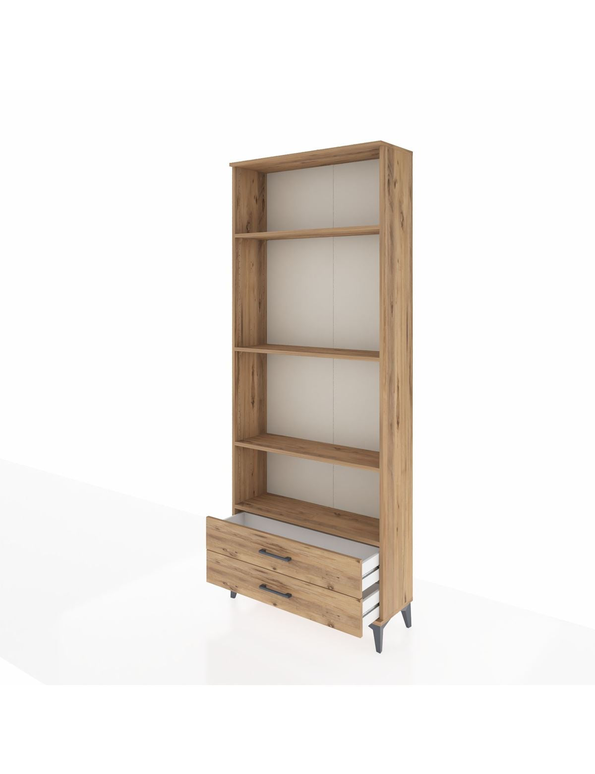 Arges Dolap 4 Raflı 2 Çekmeceli 88x30x221 - S30M054V9A